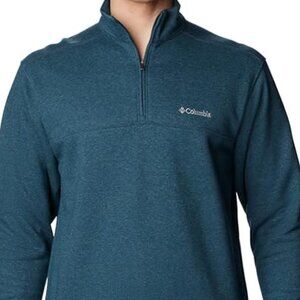 Columbia Women's Night Wave Heather Hart Mountain II Half-Zip Pullover Sweater S